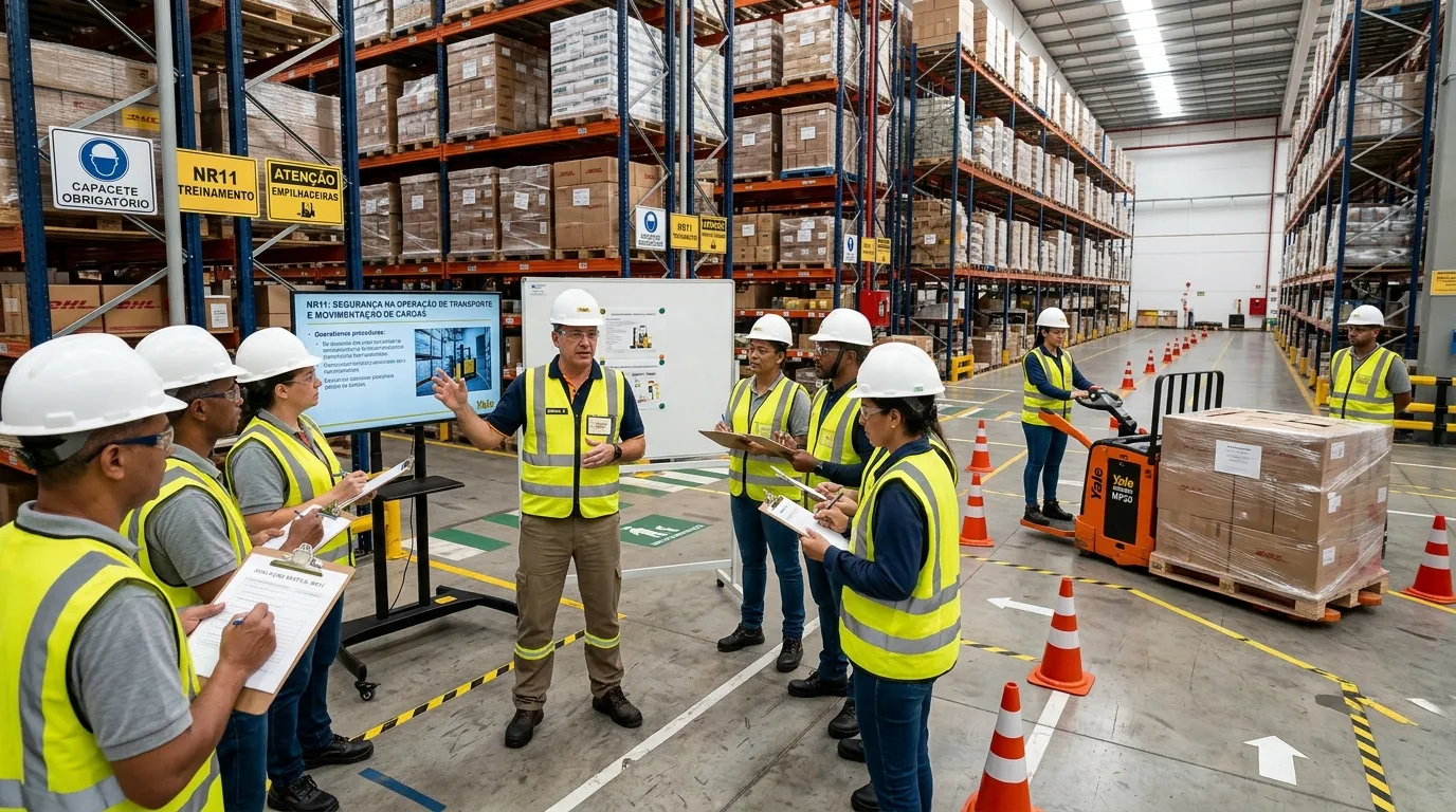 Capacitação e Formação de Instrutores de Transpaleteira Elétrica