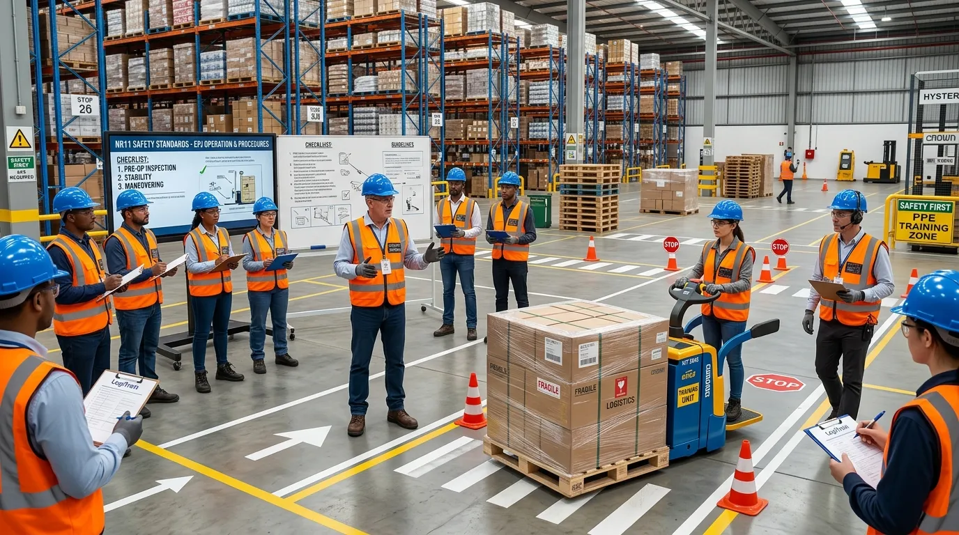 Capacitação em Segurança para Operadores e Instrutores de Transpaleteira