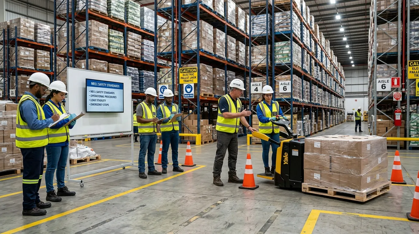 Capacitação Prática para Instrutores de Transpaleteira
