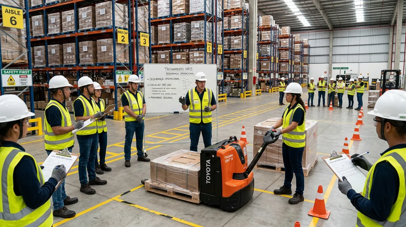 Treinamento de Segurança para Operadores de Transpaleteira
