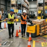 Operador de Transpaleteira Elétrica de Grande Porte