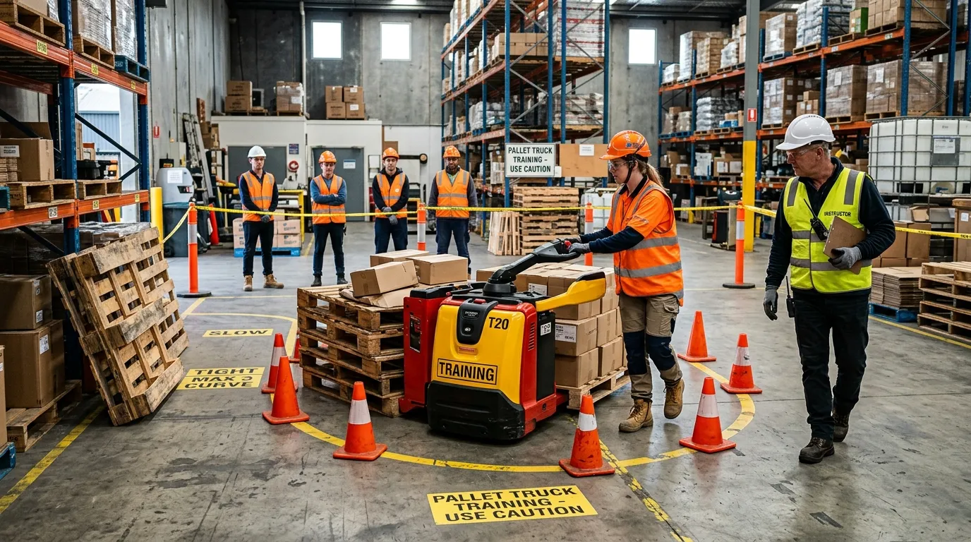 Operação segura conforme NR-11 e capacitação de operadores