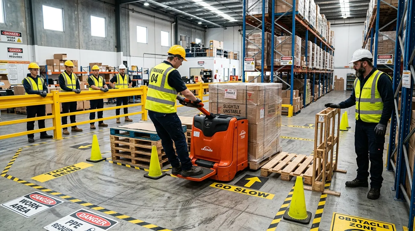 Capacitação contínua para operadores de transpaleteira e segurança do trabalho