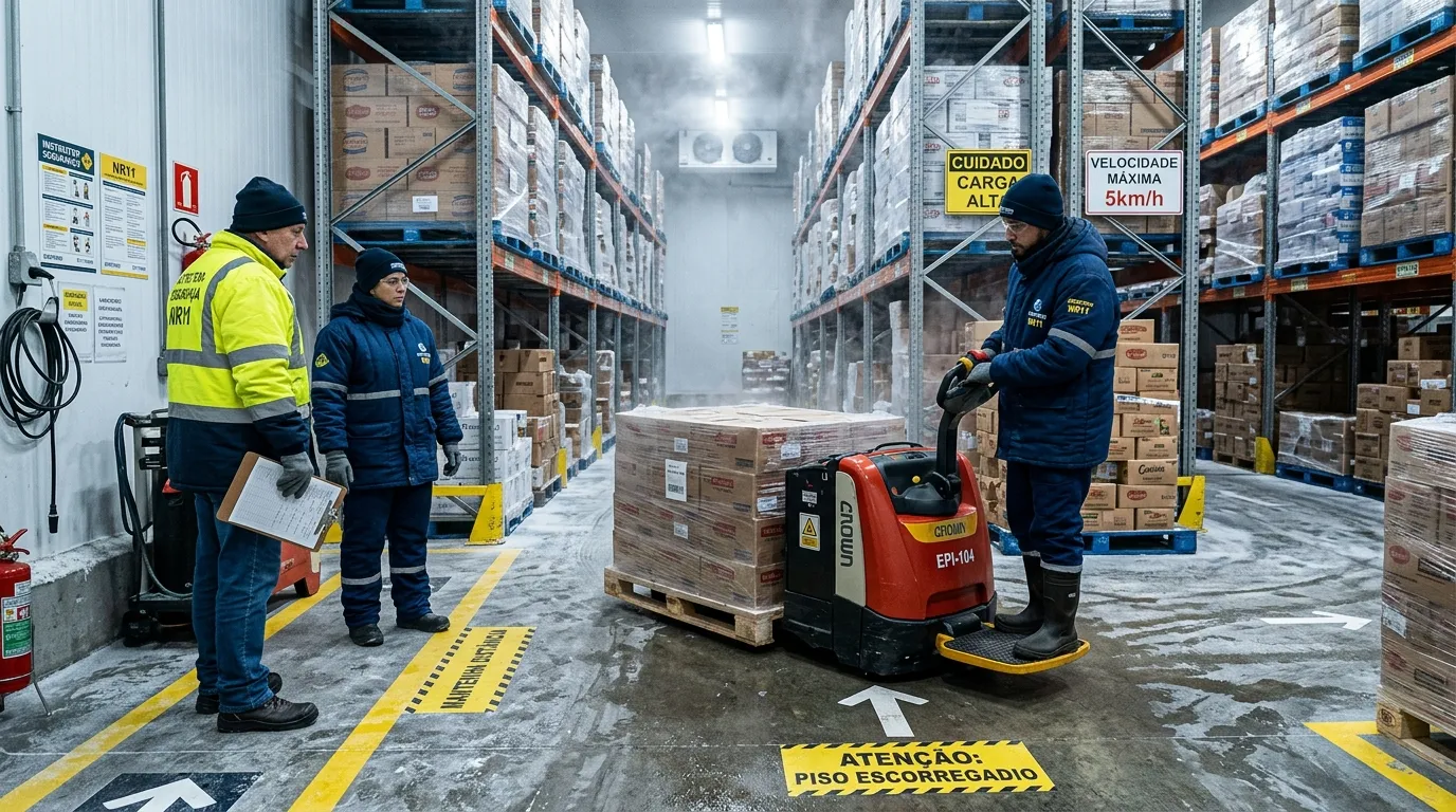 Formação Paleteira Elétrica Depósitos Logísticos