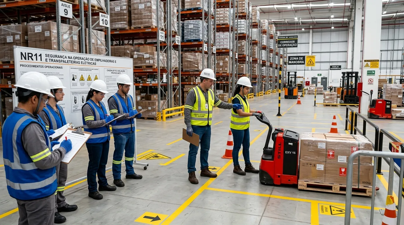 Treinamento e capacitação em segurança do trabalho para operadores