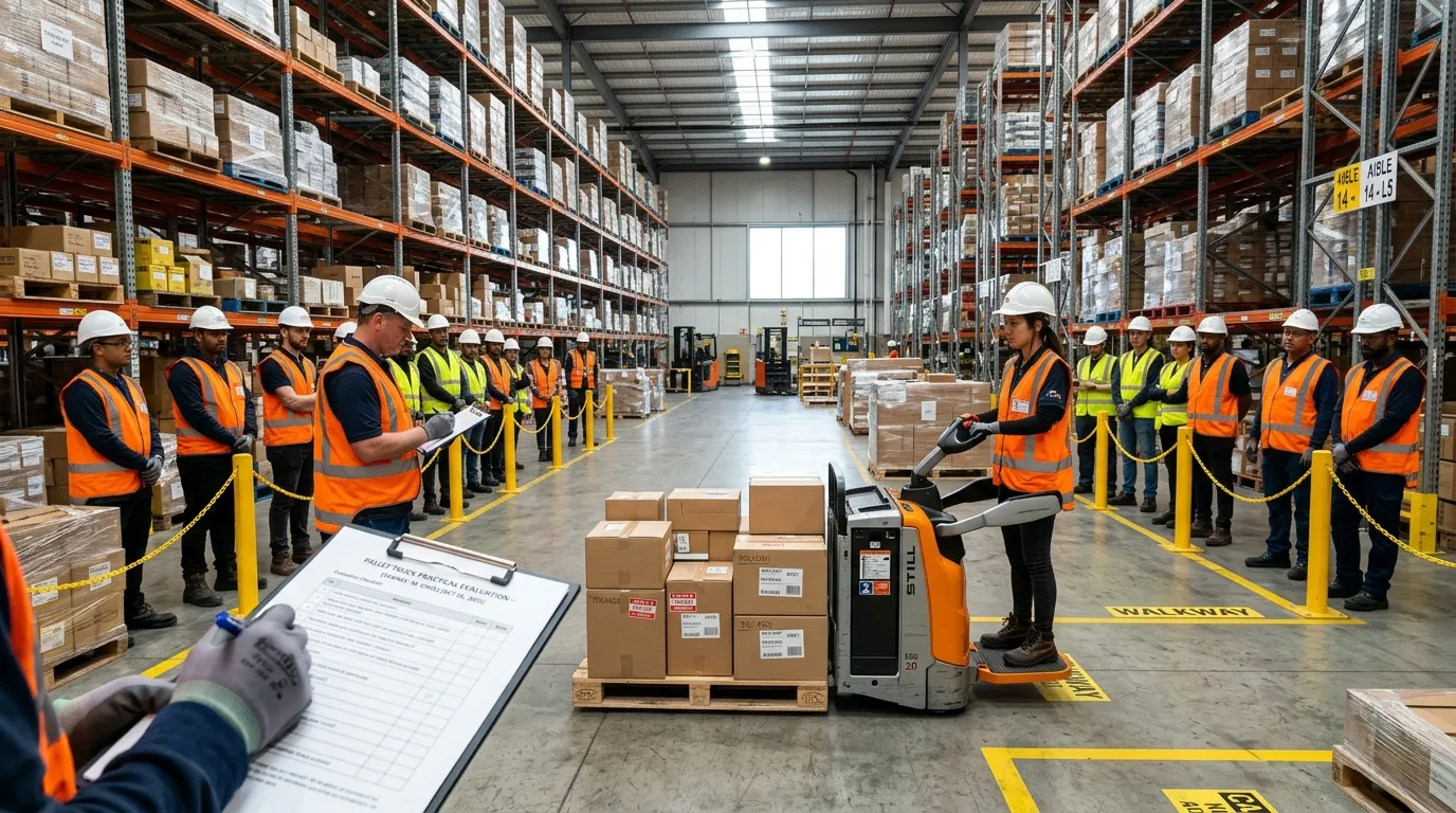 Treinamento e Capacitação em Transpaleteira Elétrica