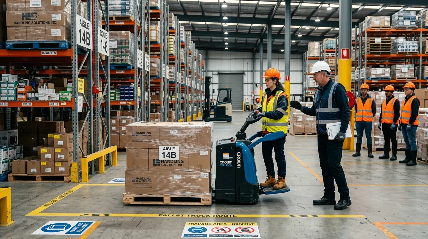 Treinamento de Segurança para Operadores de Transpaleteira Elétrica