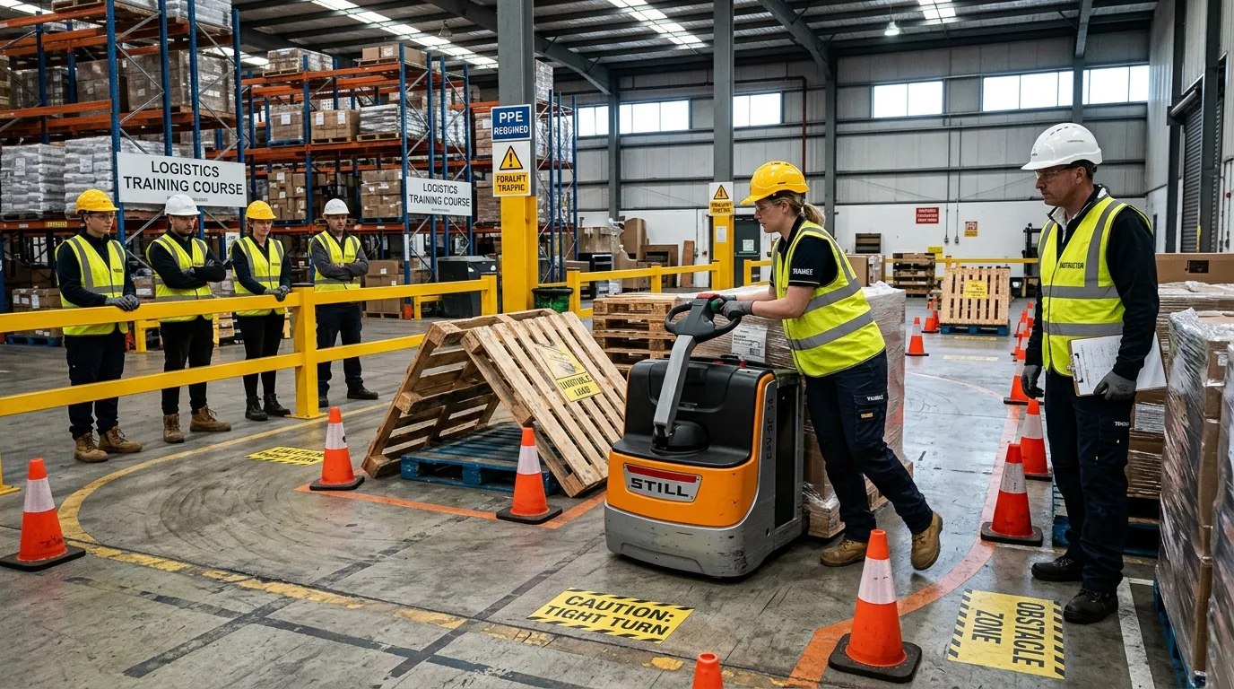 Curso Reciclagem Transpaleteira Elétrica Engenheiro Coelho